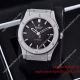 Best Qaulity Hublot Geneve Stainless Steel Blue Dial Blue Rubber Strap 41mm Watch Replica (8)_th.jpg